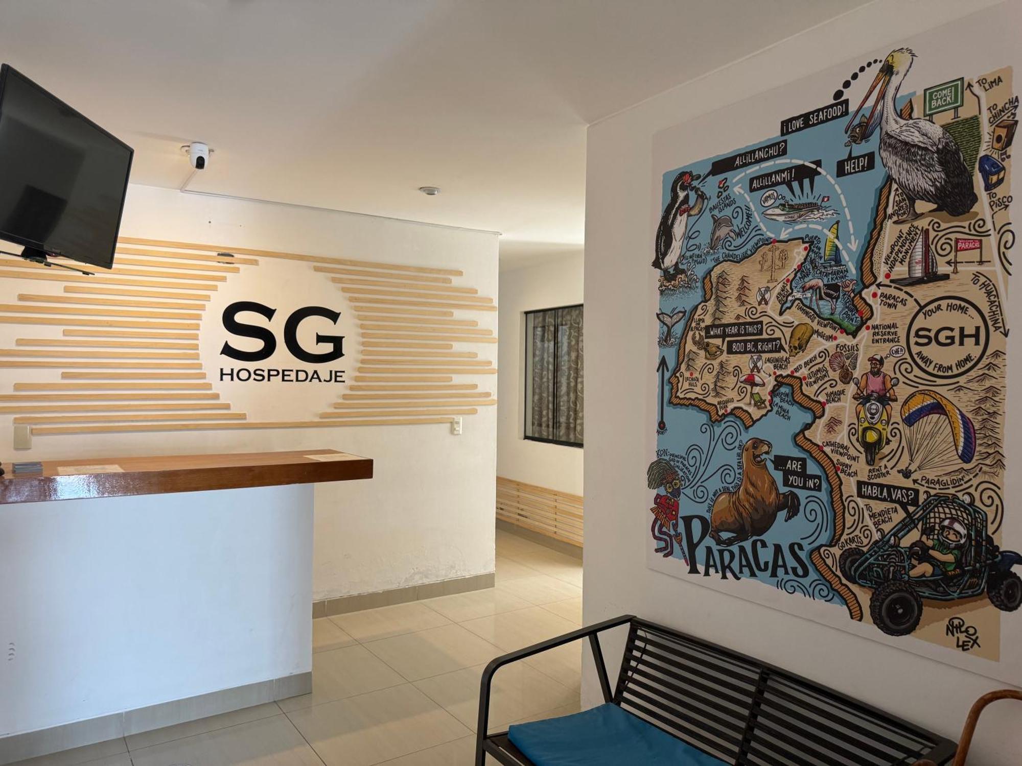 Sgh Paracas Hospedaje Eksteriør billede
